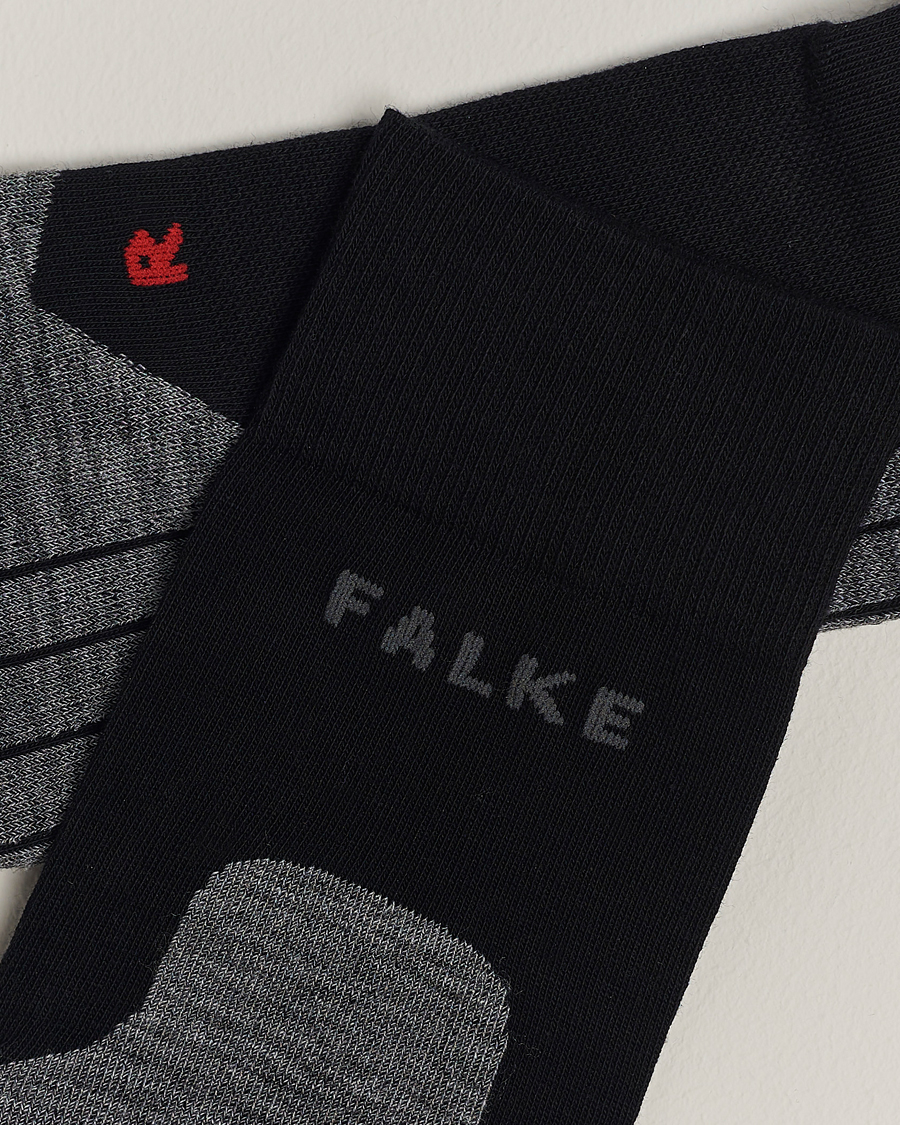 Men | Falke | Falke Sport | Falke RU4 Endurance Running Socks Black Mix