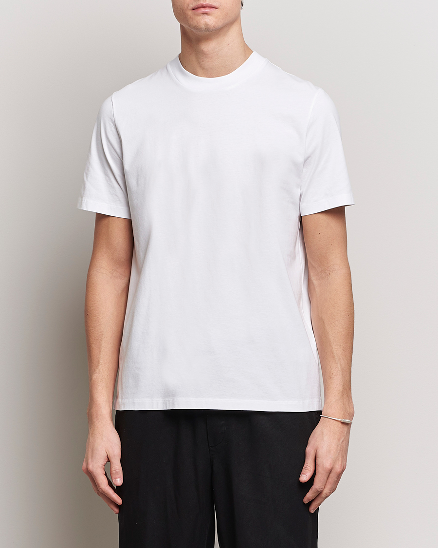 Men | Clothing | Jil Sander | Round Collar Simple T-Shirt White