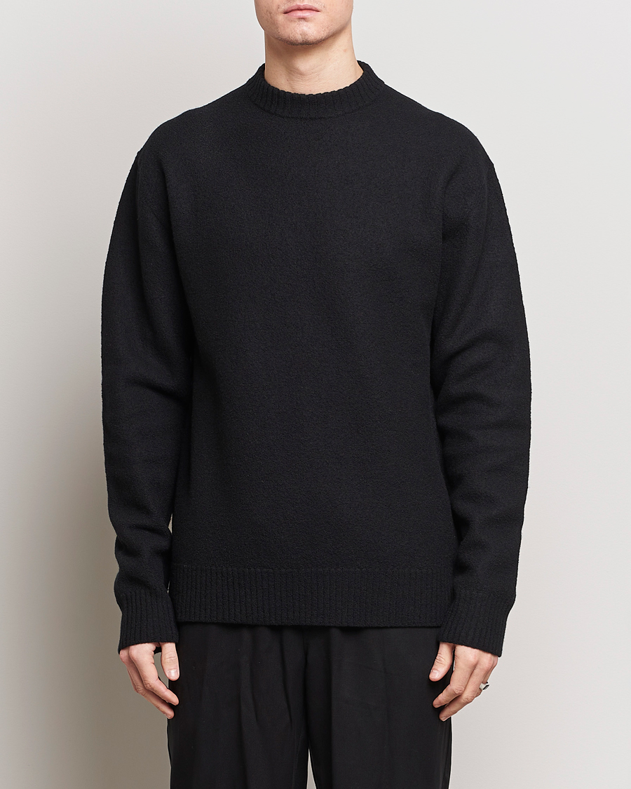 Men | Sweaters & Knitwear | Jil Sander | Lightweight Merino Wool Sweater Black