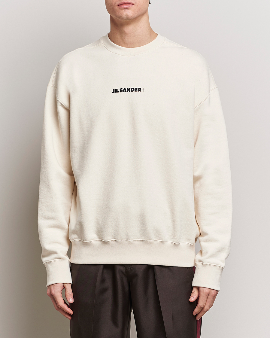 Men | Sweaters & Knitwear | Jil Sander | Small Logo Sweatshirt Dune