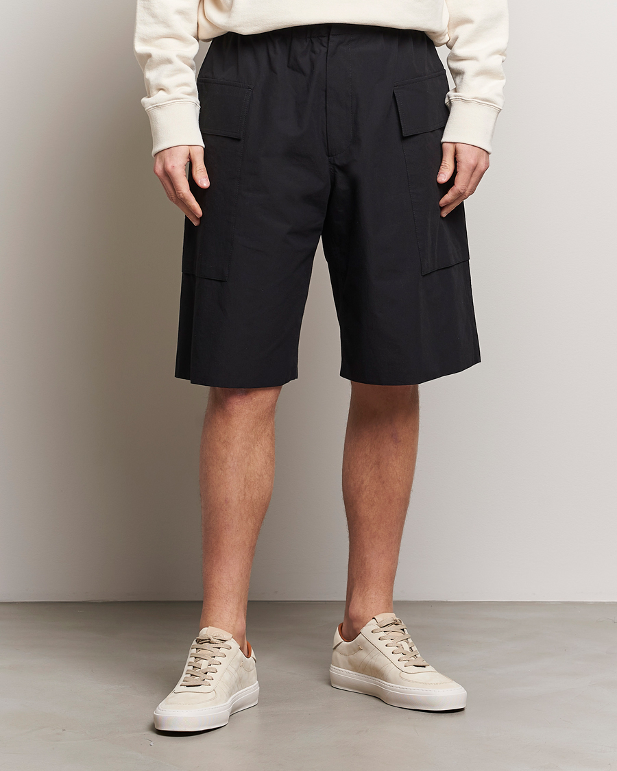 Men | Shorts | Jil Sander | Relaxed Fit Drawstring Shorts Black