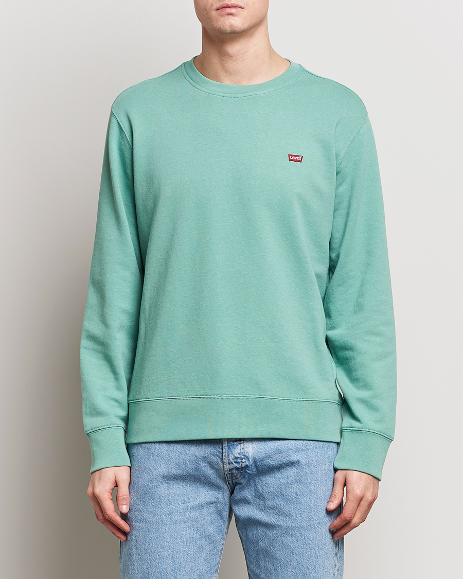 Men | Clothing | Levi\'s | Original Crew Neck Sweatshirt Feldspar Green