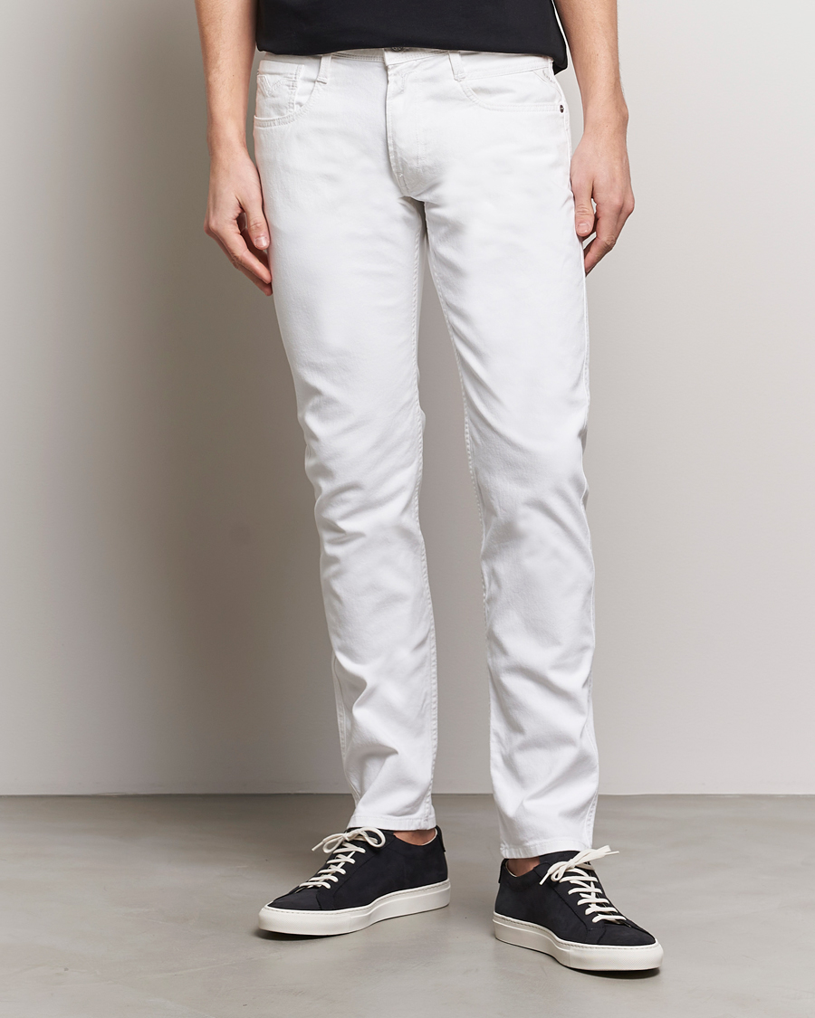 Herr | Kläder | Replay | Anbass Powerstretch Jeans White
