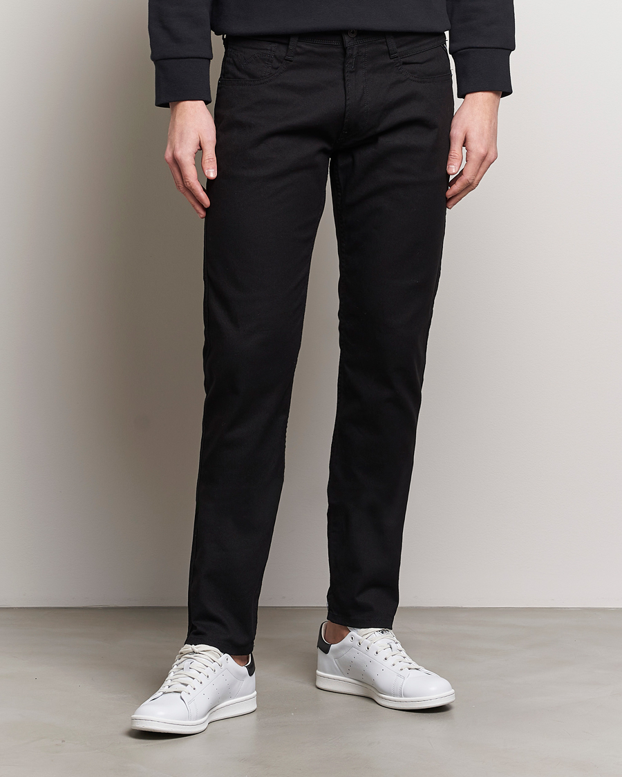 Herr | Kläder | Replay | Anbass Powerstretch Jeans Black