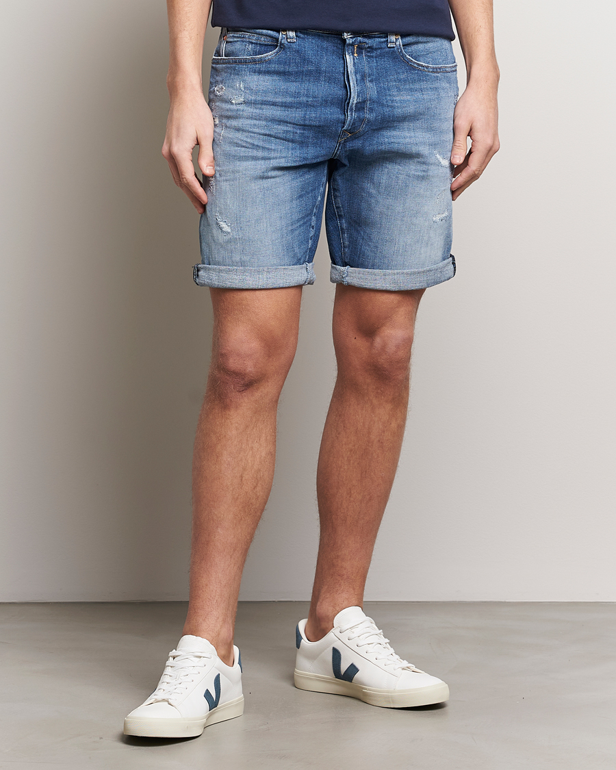 Men | Jeans shorts | Replay | RBJ901 10 Year Wash Denim Shorts Medium Blue