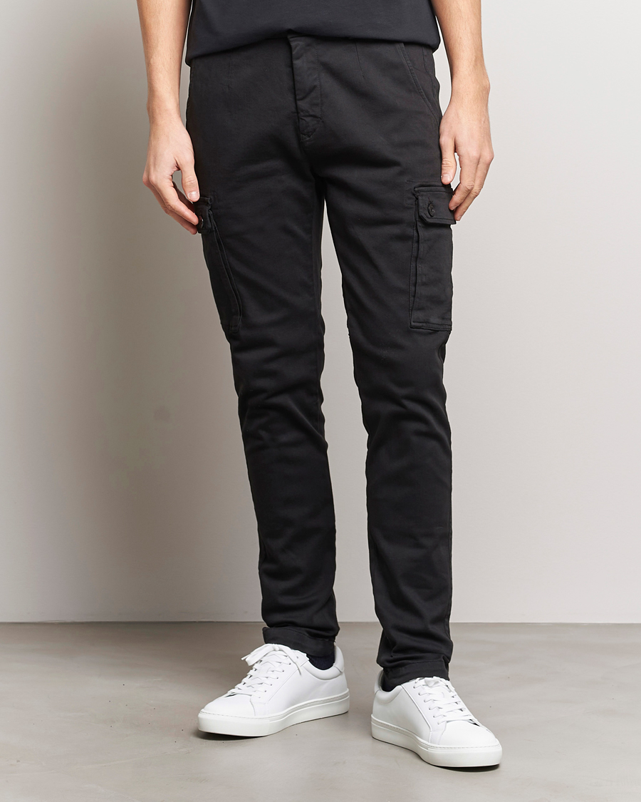 Men | Clothing | Replay | Anbass Hyperflex X-Lite Cargo Pants Black