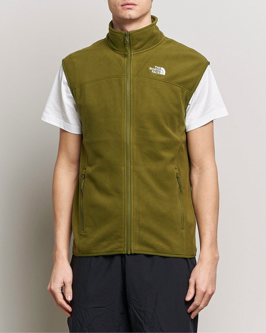 Men | Clothing | The North Face | Glaicer Fleece Vest New Taupe Green