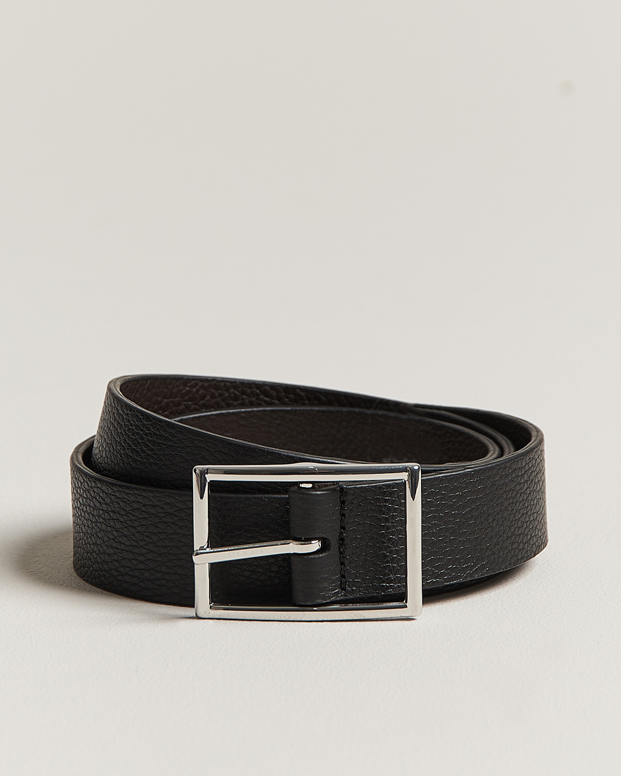 Herr |  | Anderson\'s | Reversible Grained Leather Belt 3 cm Black/Brown