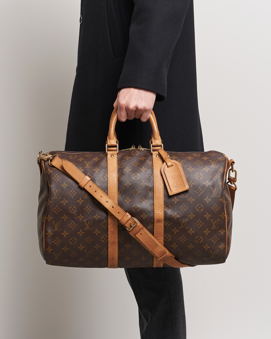 Men | Pre-Owned & Vintage Bags | Louis Vuitton Pre-Owned | Keepall Bandoulière 45 Monogram 