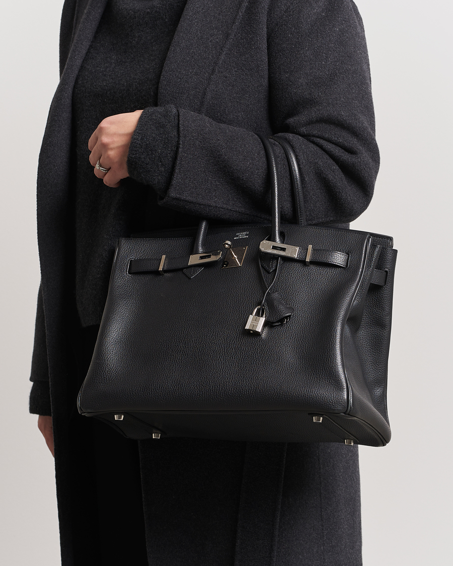 Men |  | Hermès Pre-Owned | Birkin Bag 35 Togo Black 