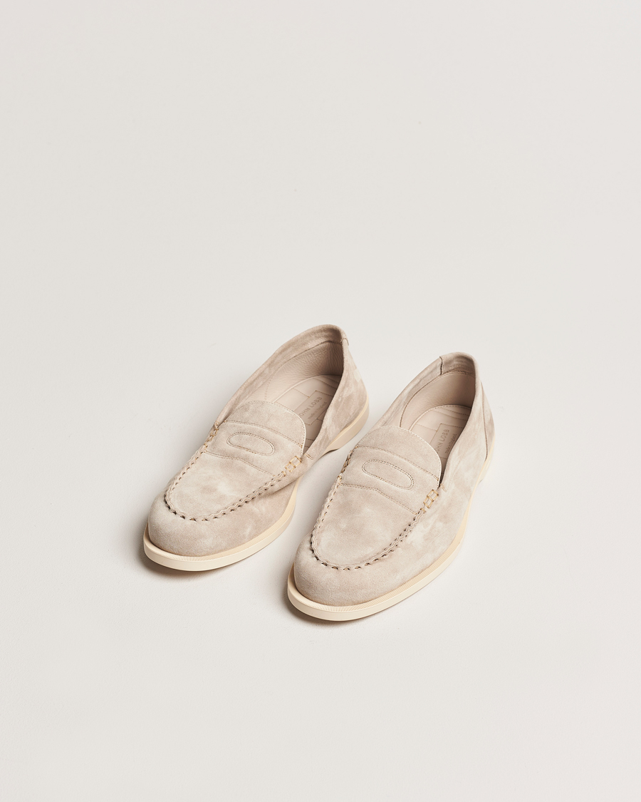 Homme | Luxury Brands | John Lobb | Pace Summer Loafer Sand Suede