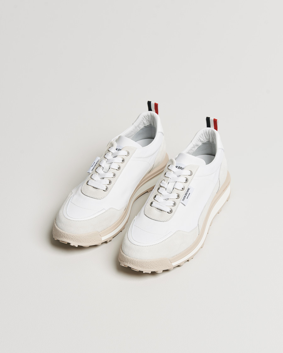 Men | Shoes | Thom Browne | Alumni Sneakers White