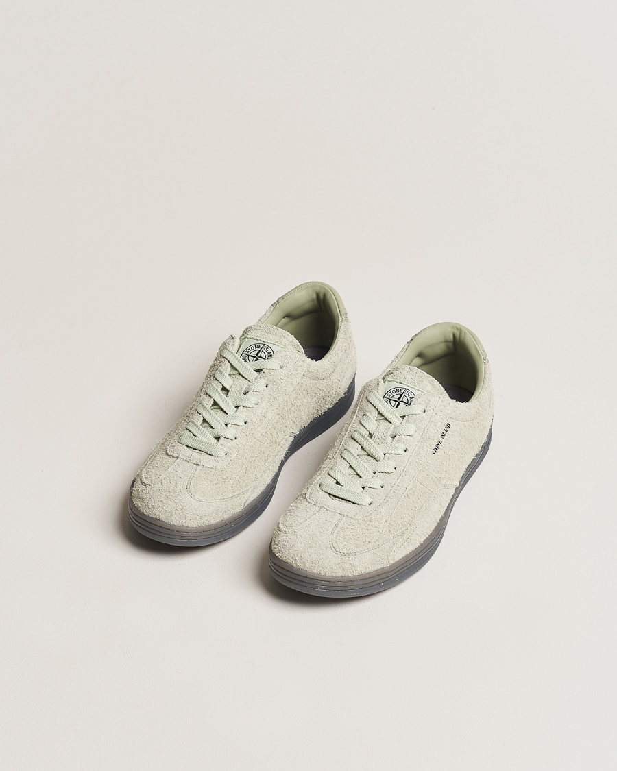 Men | Shoes | Stone Island | S0101  Suede Sneakers Sage