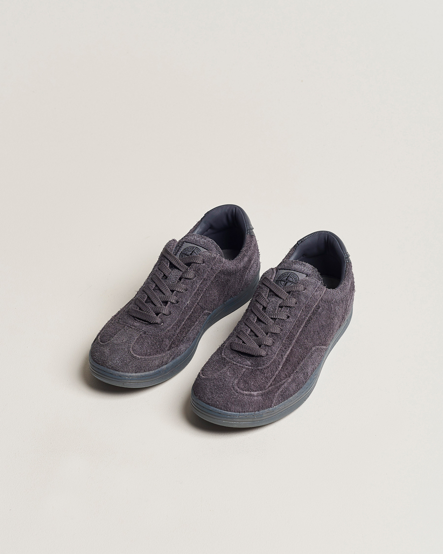 Men | Shoes | Stone Island | S0101  Suede Sneakers Blue Grey