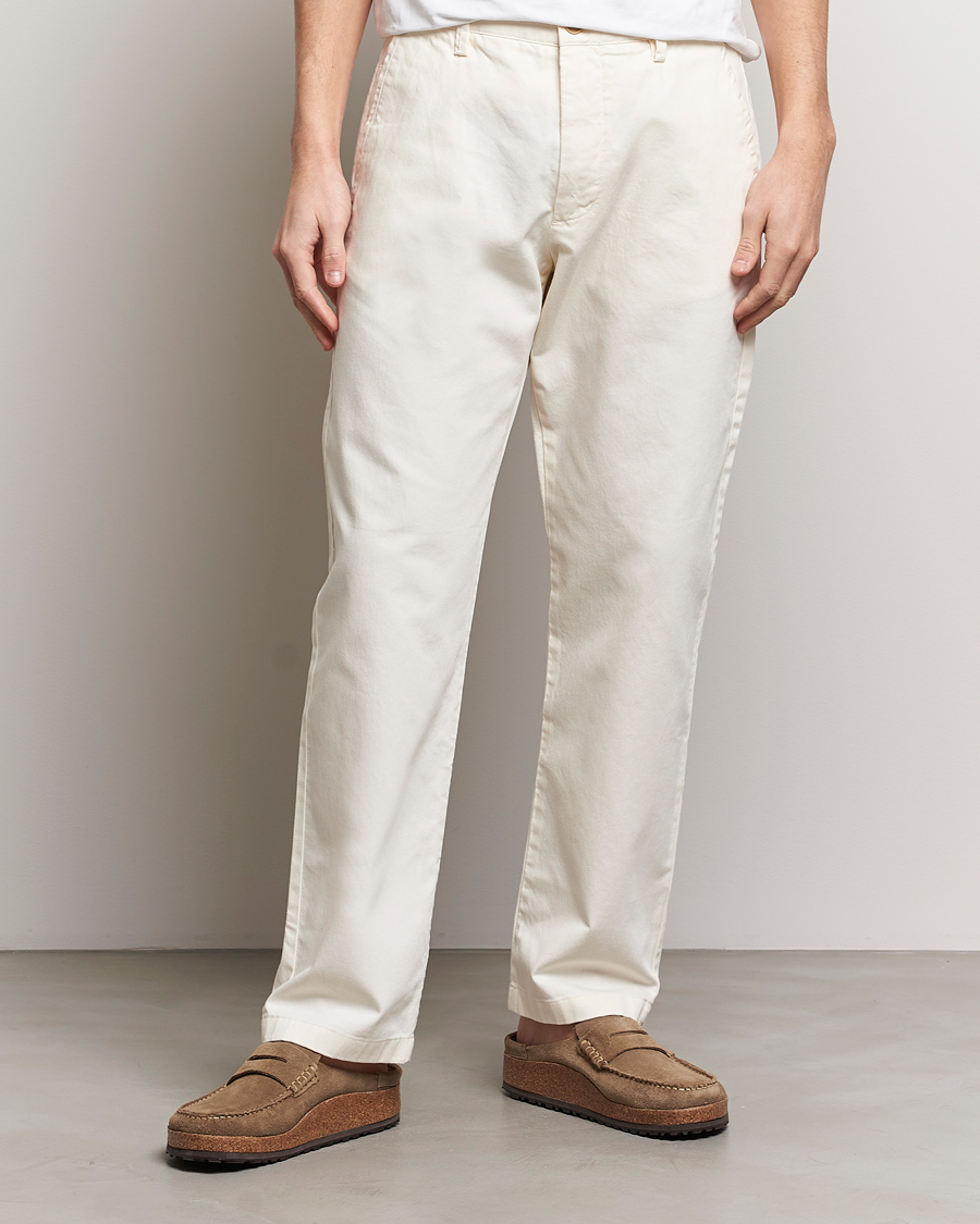Men | Trousers | NN07 | Alex Workwear Pants Off White