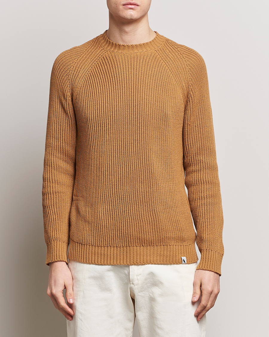 Men | Peregrine | Peregrine | Harry Organic Cotton Sweater Amber