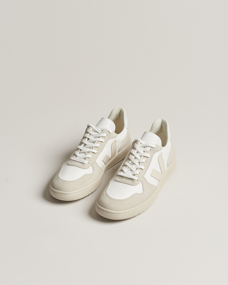Herr |  | Veja | V-10 Mesh Sneaker White/Natural Pierre