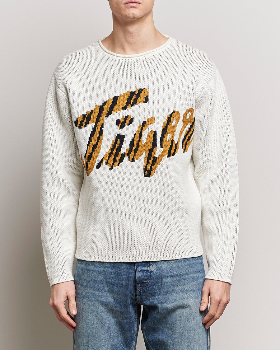 Men | Clothing | Tiger of Sweden | Bobi Heavy Knitted Sweater Off White