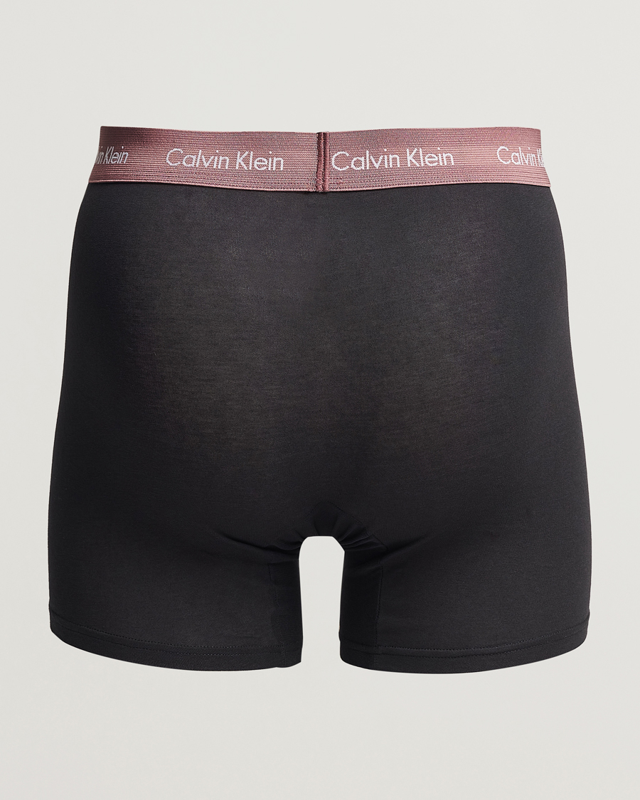 Men | Calvin Klein | Calvin Klein | Cotton Stretch 3-Pack Boxer Breif Rose/Ocean/White