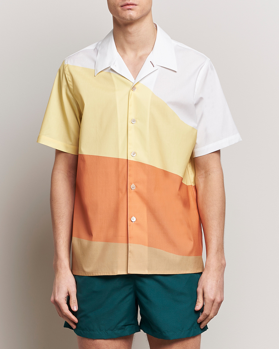 Men | Paul Smith | PS Paul Smith | Blocksstriped Resort Short Sleeve Shirt Multi