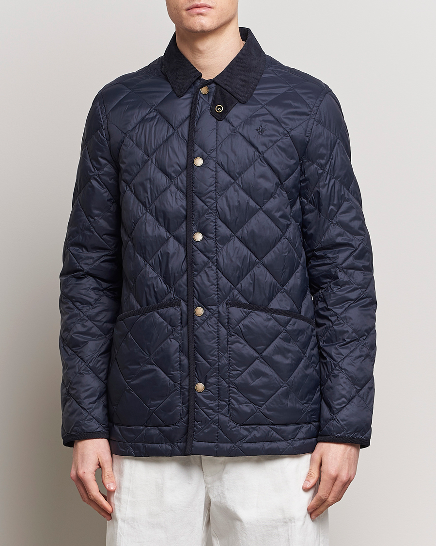 Men | Quilted Jackets | Morris | Winston Quilted Jacket Old Blue