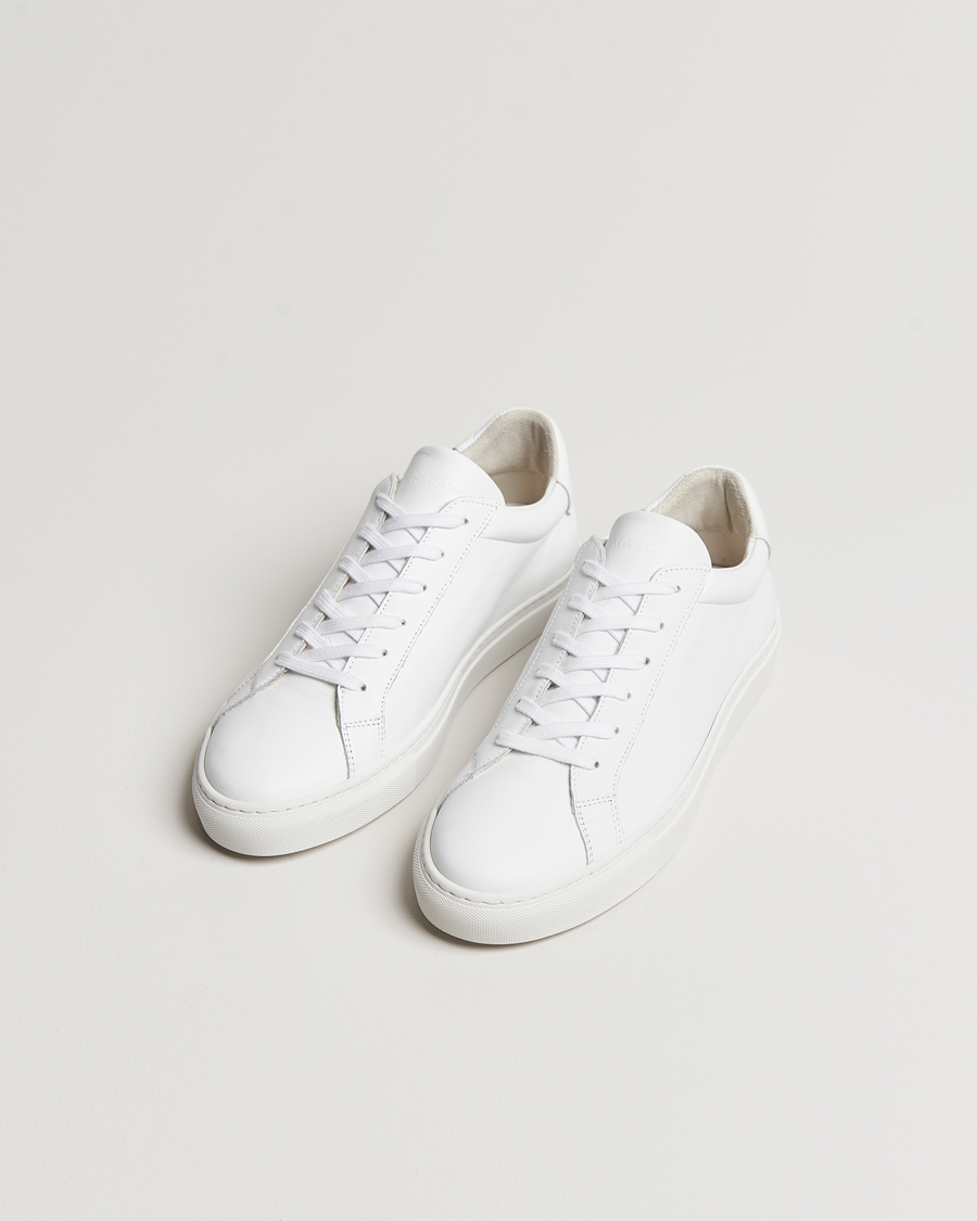 Herr |  | A Day\'s March | Leather Marching Sneaker White