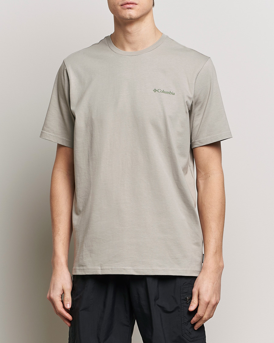 Men | Columbia | Columbia | Explorers Canyon Back Print T-Shirt Flint Grey