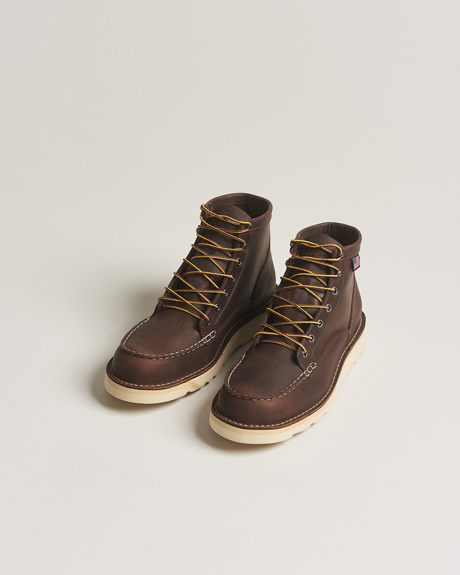 Men | Shoes | Danner | Bull Run Leather Moc Toe Boot Brown