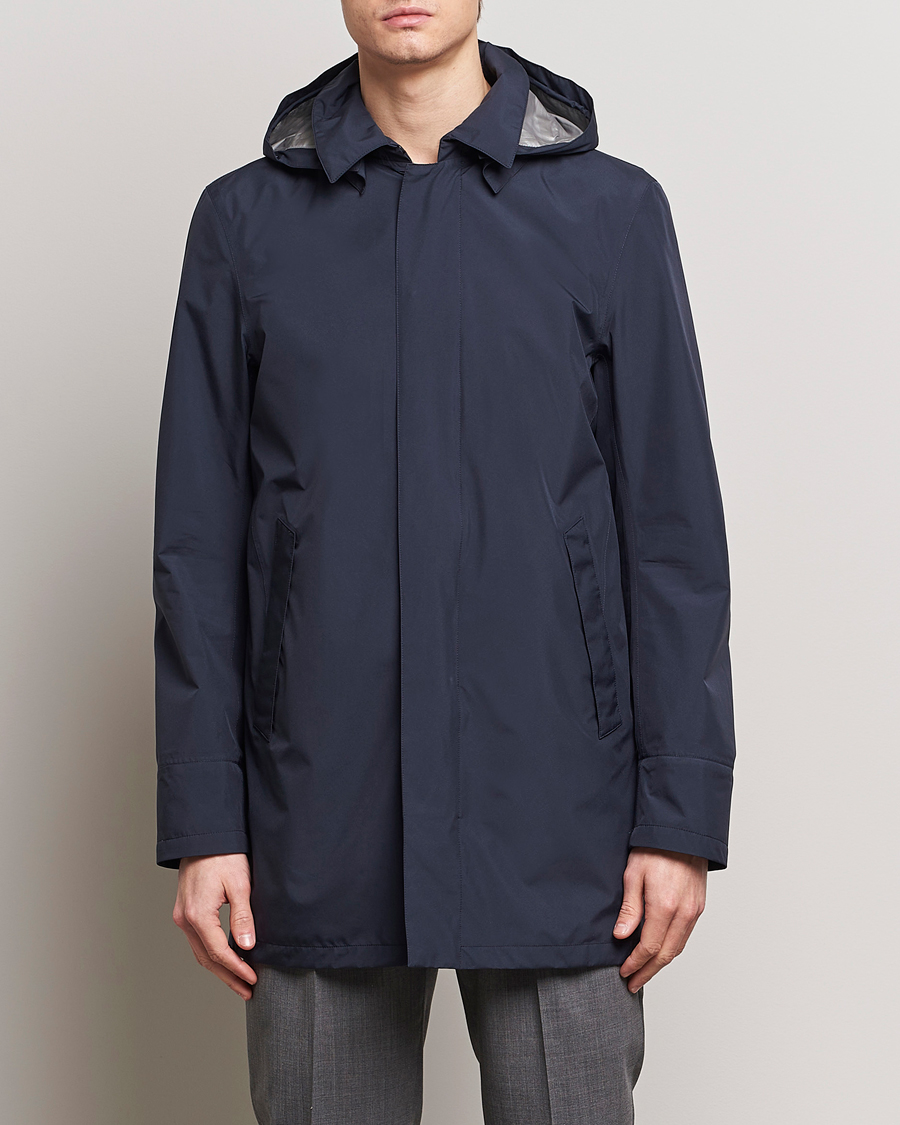 Men | Clothing | Herno | Laminar Waterproof Coat Navy