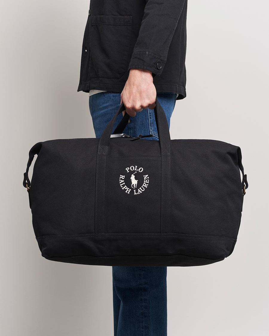 Men | Bags | Polo Ralph Lauren | Canvas Logo Dufflebag Black