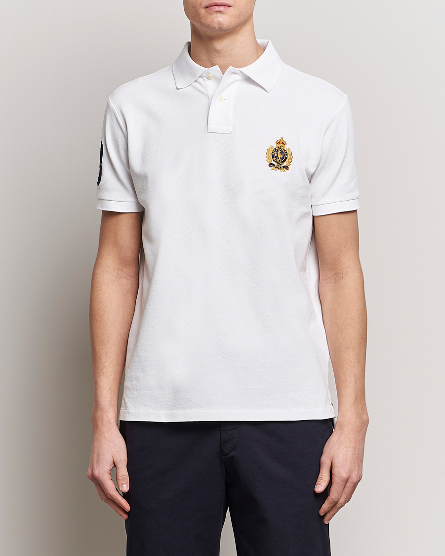 Men | Polo Shirts | Polo Ralph Lauren | Custom Slim Fit Match Club Polo White