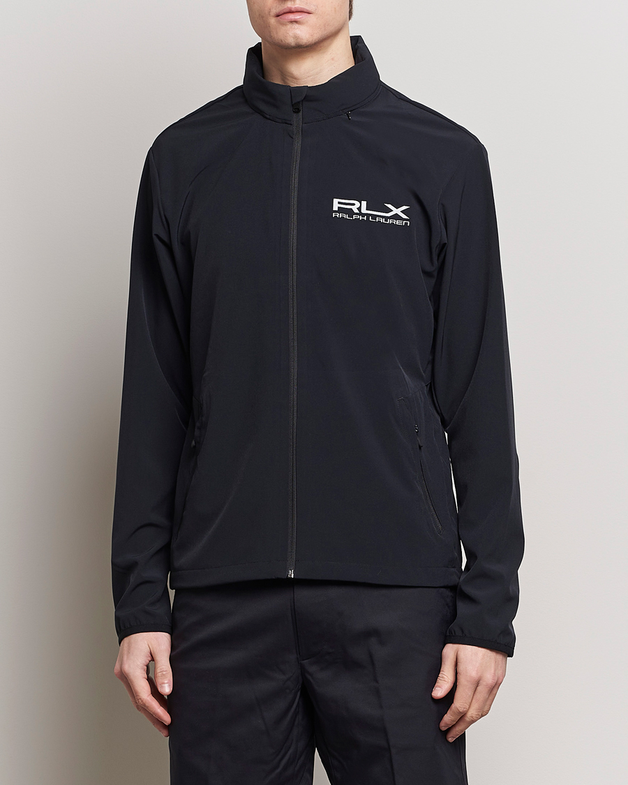 Men | Sport | RLX Ralph Lauren | Performance Hooded Jacket Polo Black