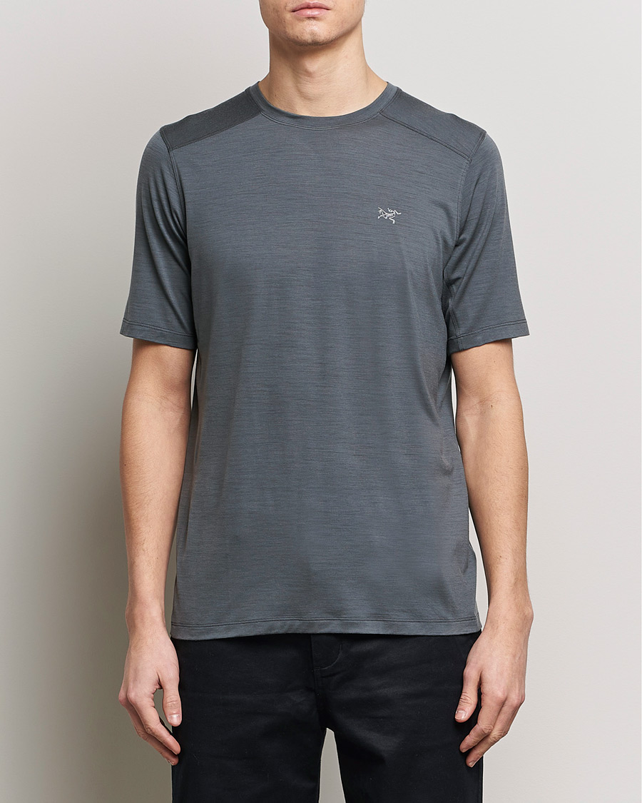 Men | Short Sleeve T-shirts | Arc'teryx | Ionia Merino Wool Crew Neck T-Shirt Cloud