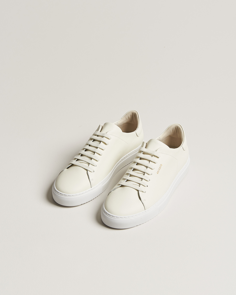 Men | Shoes | Axel Arigato | Clean 90 Sneaker White Grained Leather