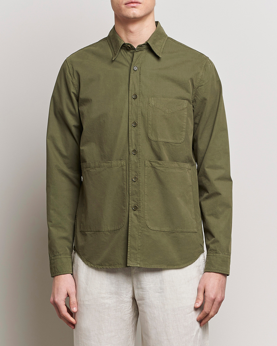 Men | Contemporary jackets | Aspesi | Utility Shirt Jacket Military