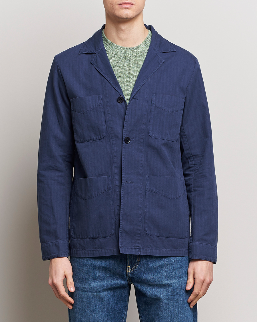 Men | Contemporary jackets | Aspesi | Fadango Shirt Jacket Navy