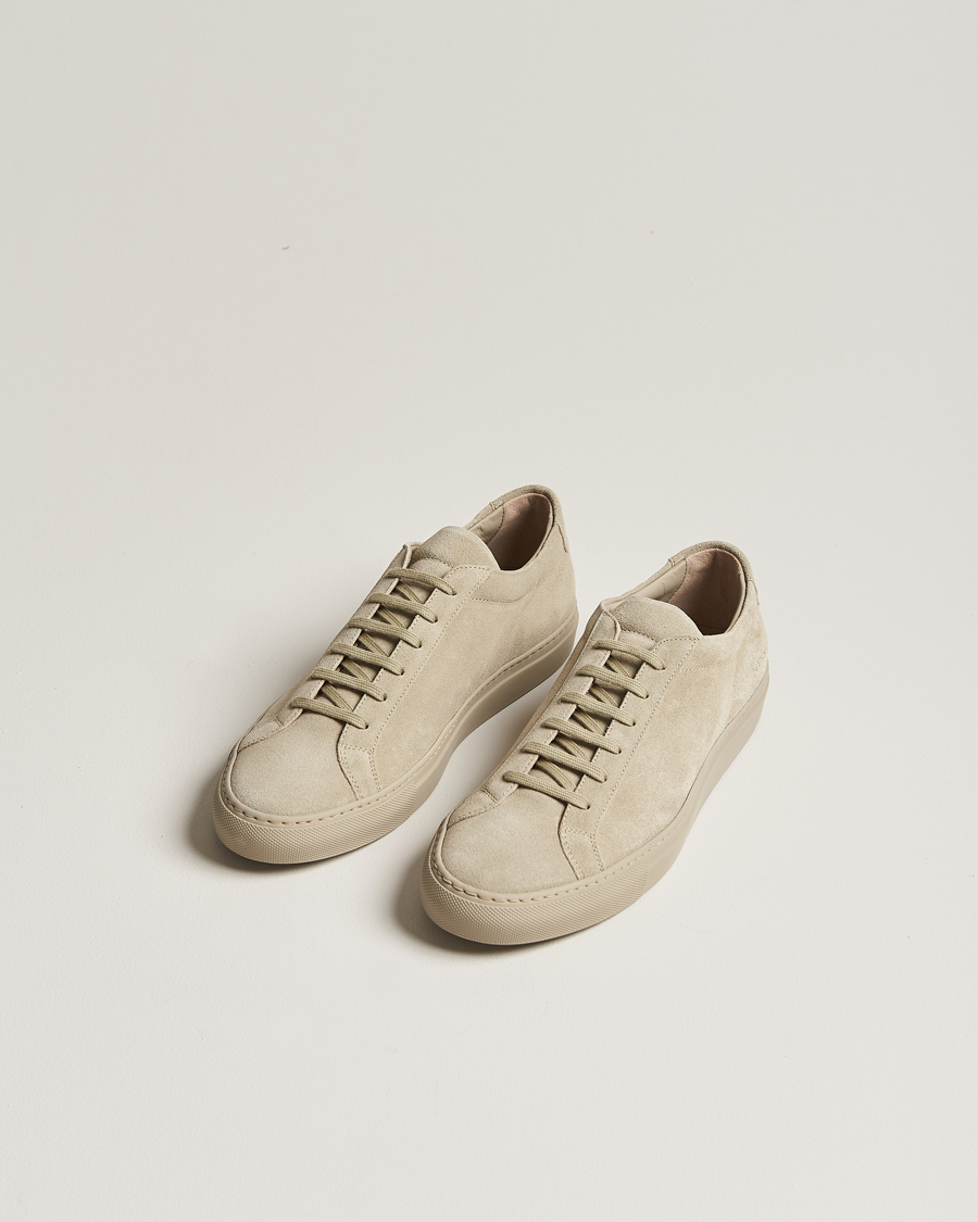 Herr | Common Projects | Common Projects | Original Achilles Suede Sneaker Bone