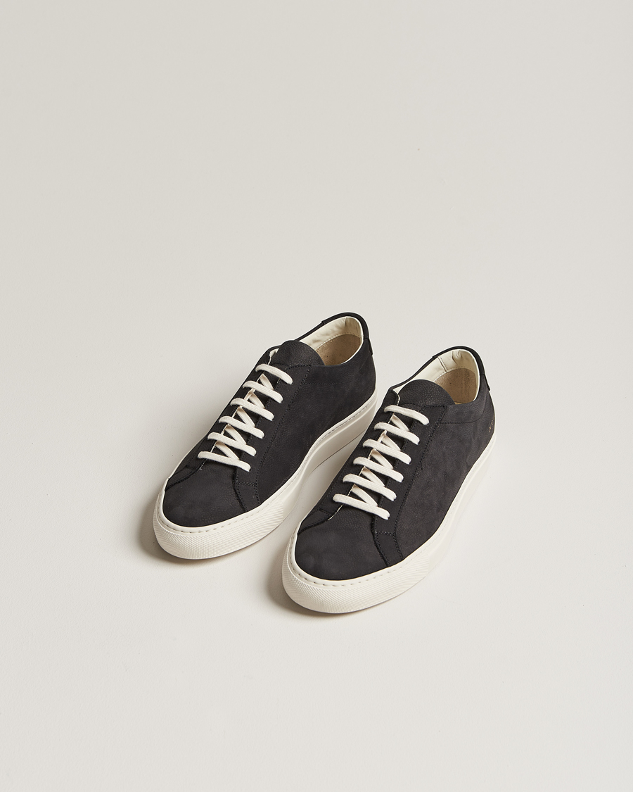 Homme | Common Projects | Common Projects | Original Achilles Pebbled Nubuck Sneaker Black