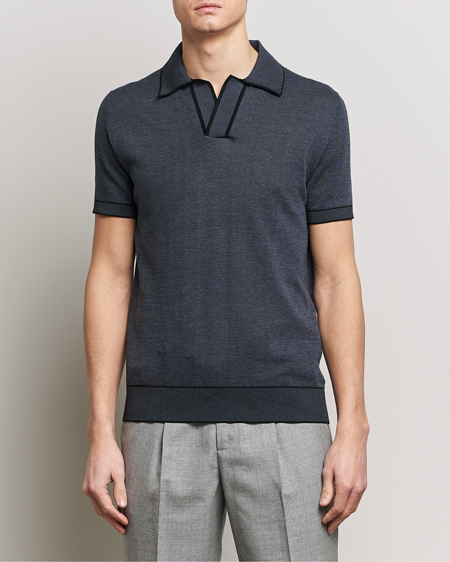 Men | Clothing | Brioni | Soft Cotton Polo  Navy