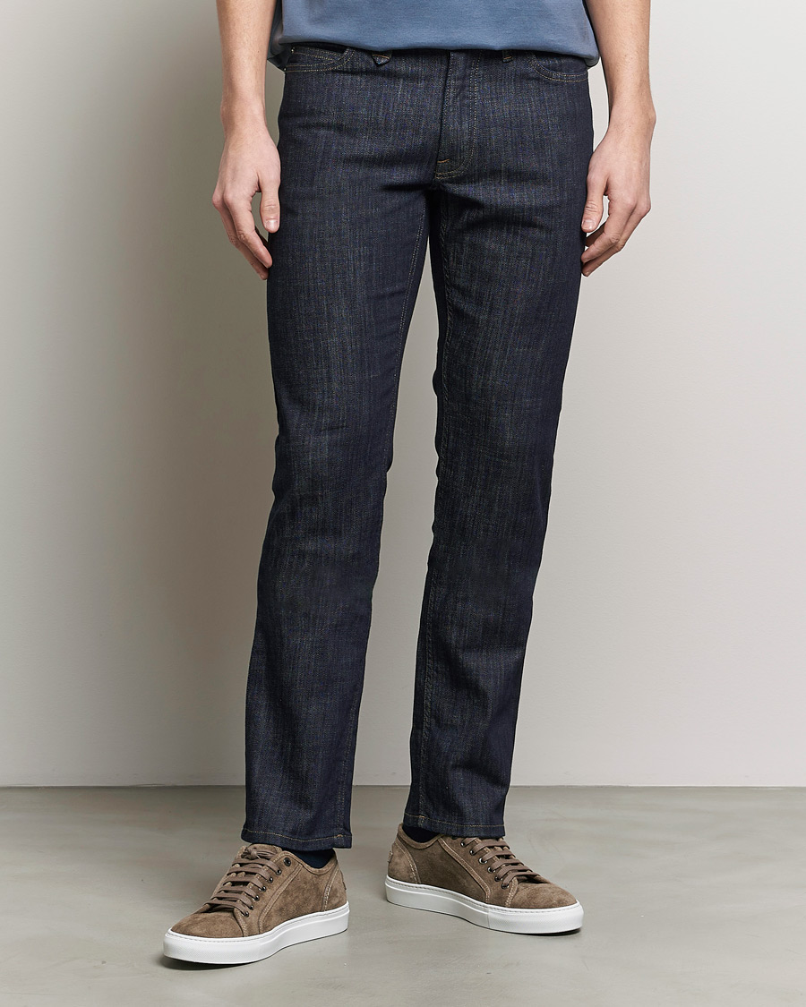 Men | Jeans | Brioni | Slim Fit Stretch Jeans Dark Indigo