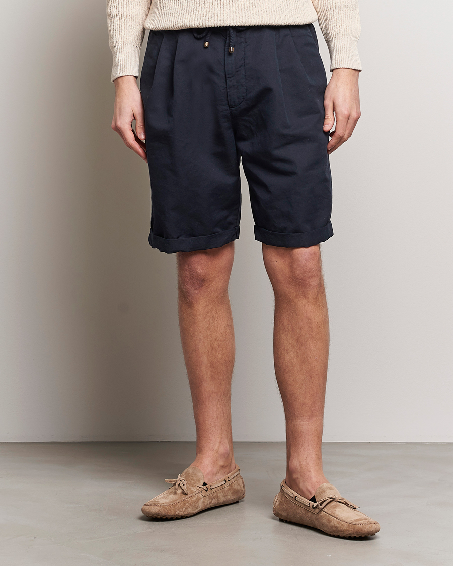 Men | Clothing | Brunello Cucinelli | Drawstring Shorts Navy