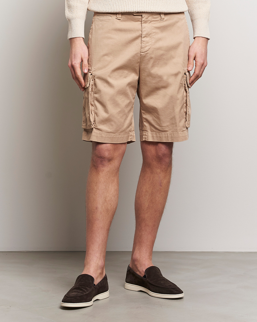 Men | Shorts | Brunello Cucinelli | Cotton Cargo Shorts Beige