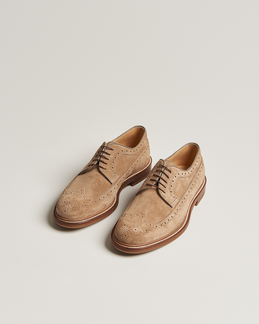 Men | Handmade shoes | Brunello Cucinelli | Brogue Desert Suede
