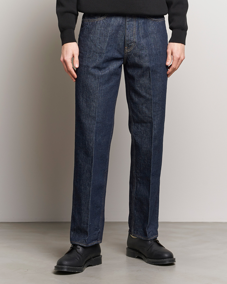 Men | Jeans | Auralee | Regular Fit Denim Pants Dark Indigo