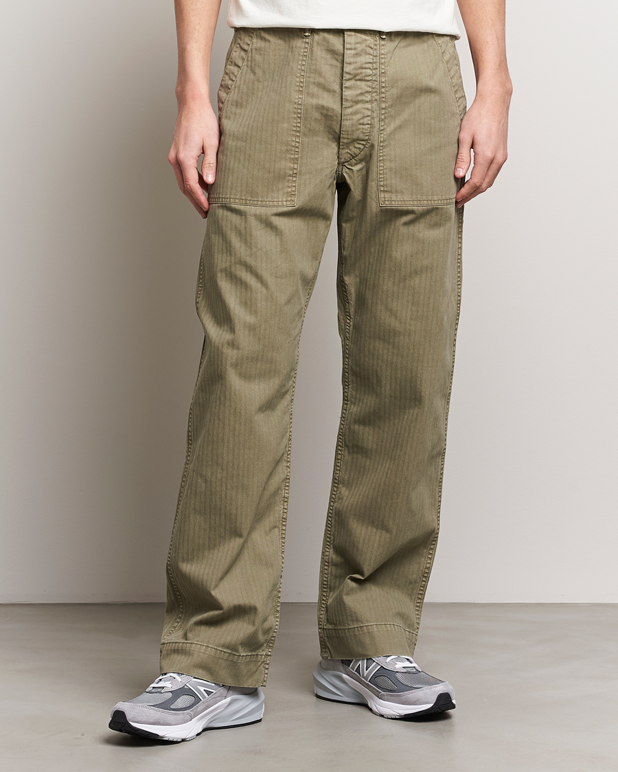 Men | Trousers | RRL | Army Utility Pants Brewster Green