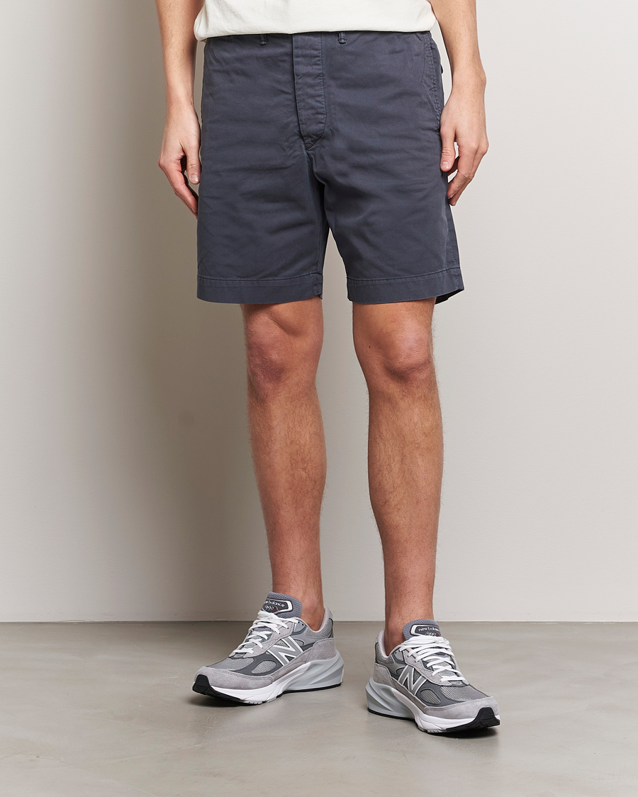 Men | Clothing | RRL | Officers Flat Shorts Navy