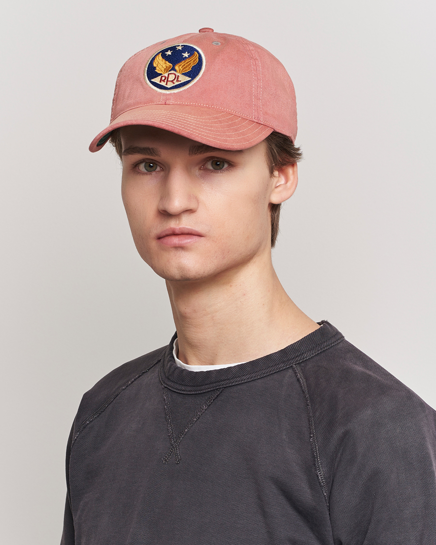 Men | Accessories | RRL | Garment Dyed Ball Cap Faded Red