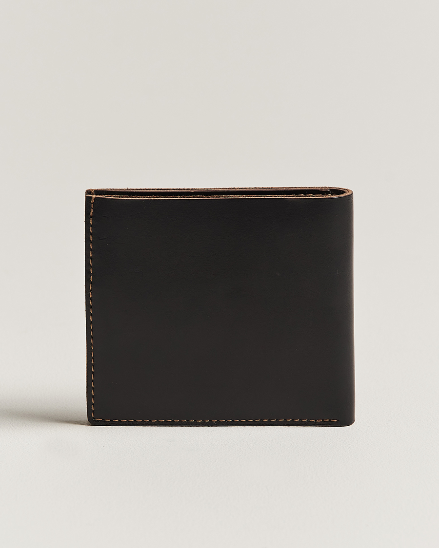 Men | Accessories | RRL | Tumbled Leather Billfold Wallet Black/Brown
