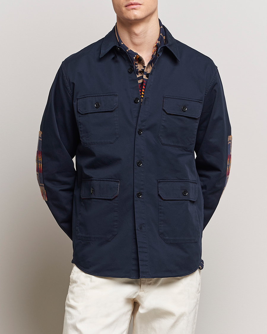 Men | Clothing | Pendleton | Patchwork Explorer Shirt Navy