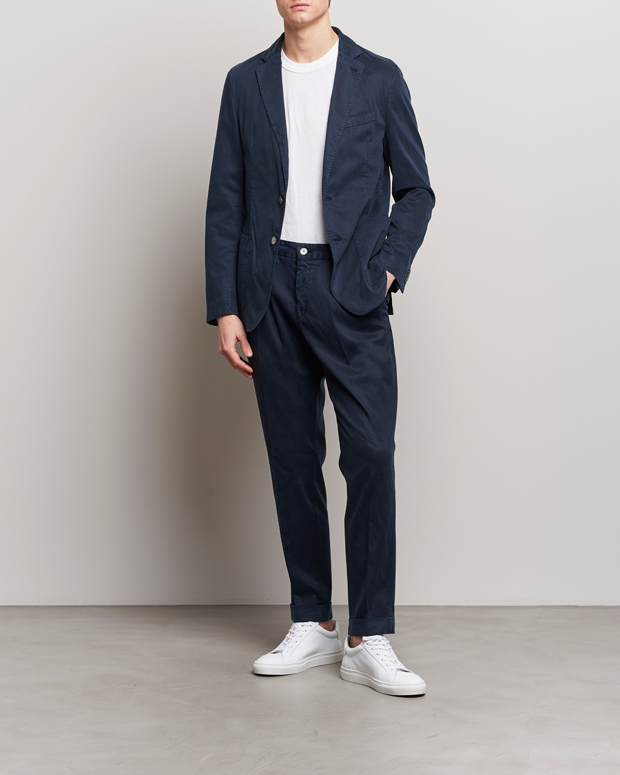 Men | BOSS | BOSS BLACK | Hanry Cotton Suit Dark Blue
